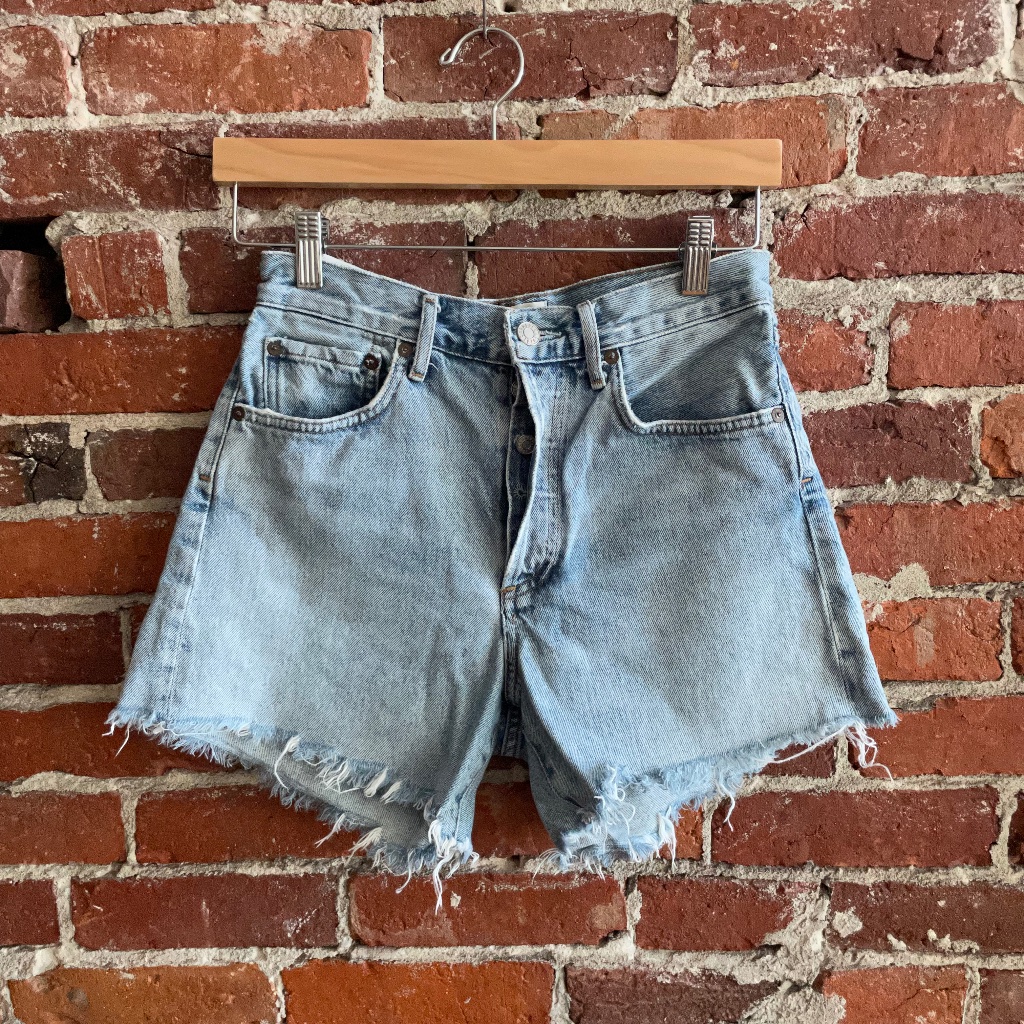 Agolde Reese Denim Shorts